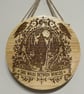 Lovely witchy wooden plaque