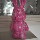 Acrylic Pour Bunny Money Box 