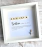 Brother Scrabble Minifigures Frame Personalised  - Image 1