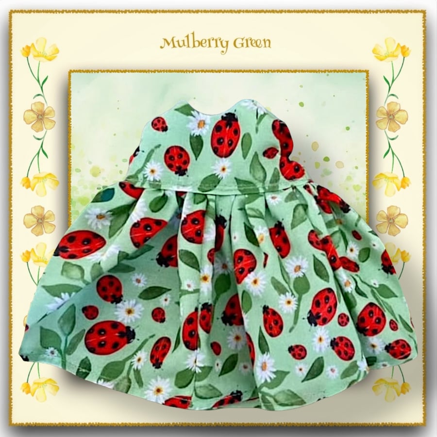 Ladybird Dress with Round Neck