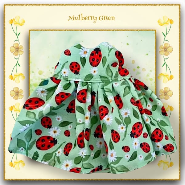 Ladybird Dress with Round Neck