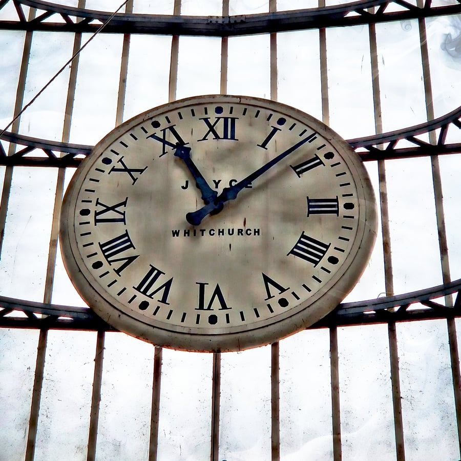 Liverpool Lime Street Station Clock, Archival Photo Print