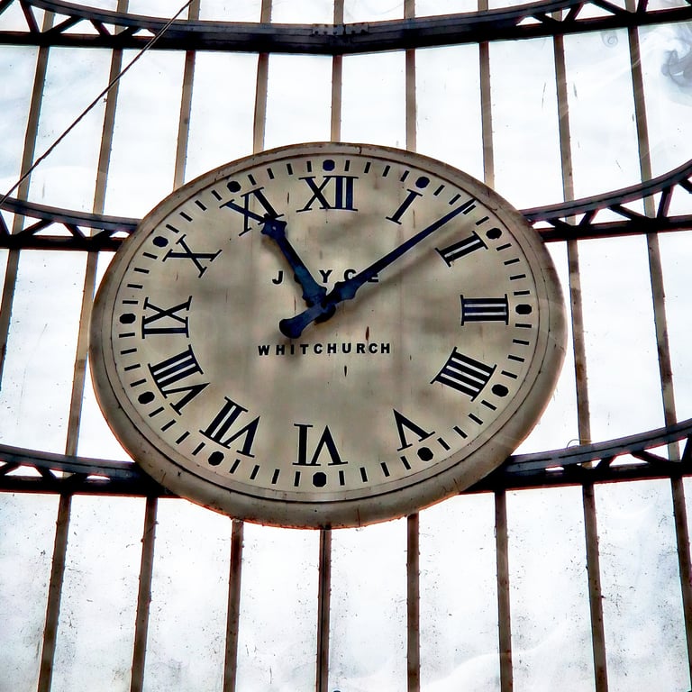 Liverpool Lime Street Station Clock, Archival Photo Print