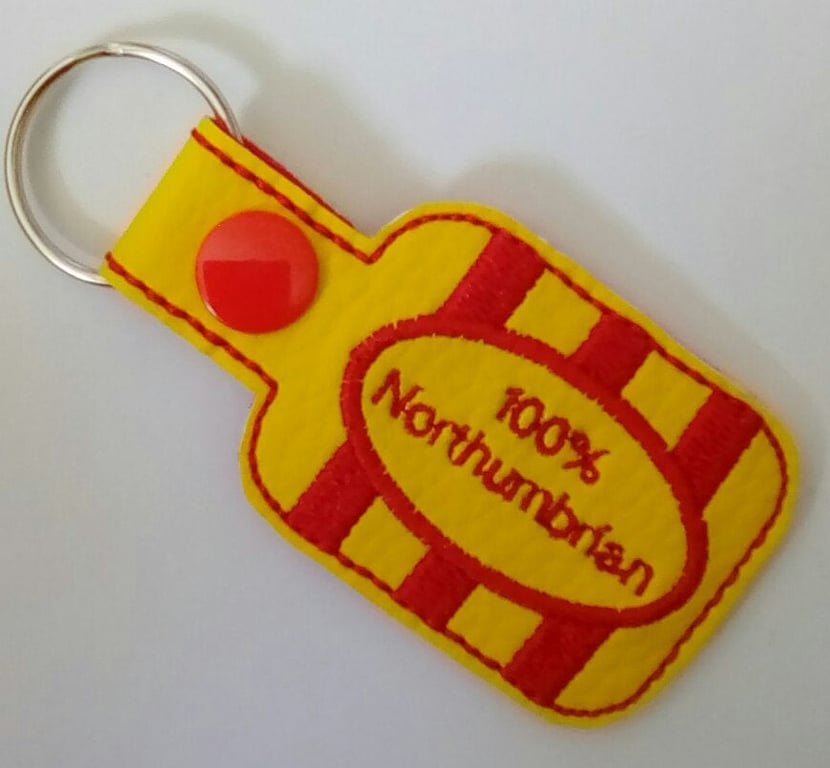 691. 100% Northumbrian keyring