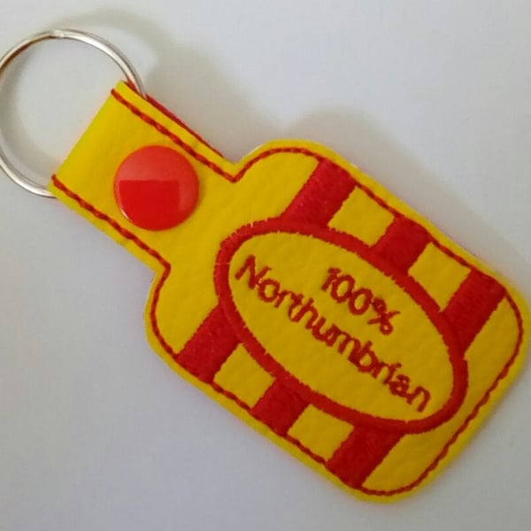 691. 100% Northumbrian keyring