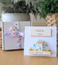 Thank You Card With Removable Wooden Cottage Gift