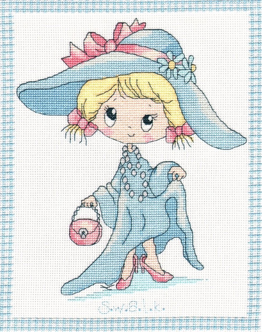 SWALK - Little madam cross stitch kit