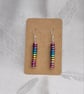 Gorgeous Stick Bead Earrings - Rainbow Haematite  - Image 5