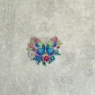 Hand Made Diamond Art Butterfly Acrylic Fridge Magnet 004