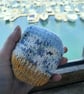 Handknitted Cornish Coastal Positivity Pebble. - Image 2
