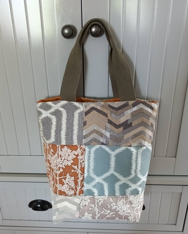 Patchwork bags, shopping bags, student bags, handheld bags, free UK postage