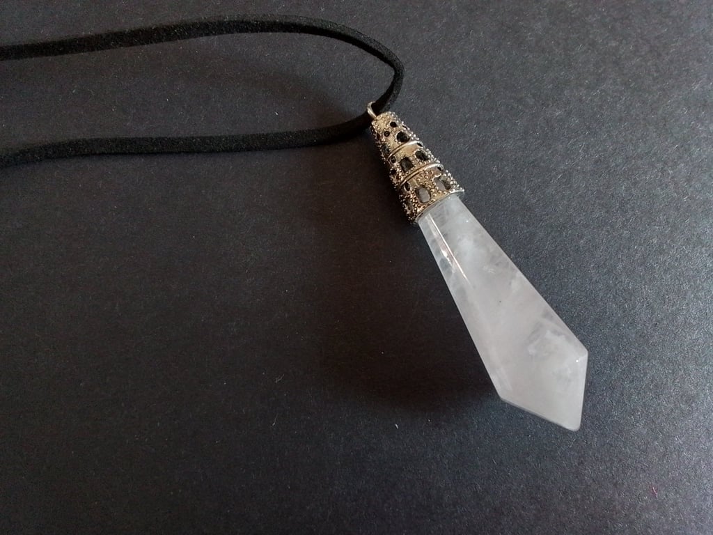 Rose quartz pendant. Ref 509