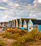 Beach Huts Hengistbury Head Dorset Coast Photograph Print