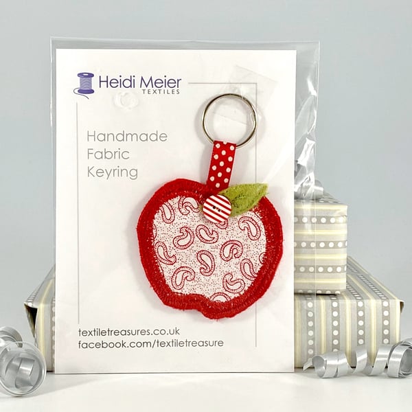 Textile keyring - large