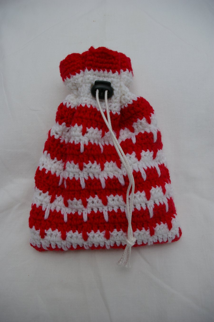 Bag Crochet Striped Gift Bag