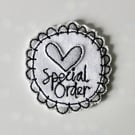Special Order for S - 'Home' - Handmade Keyring