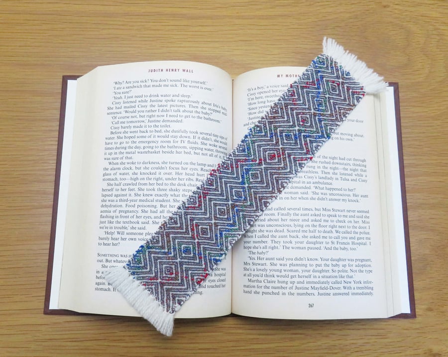 Unique Handwoven Bookmark