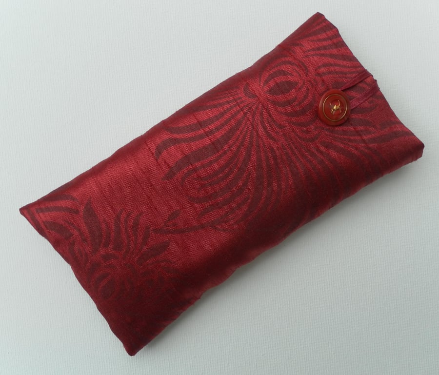 Deep Red Glasses Case