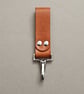 Leather Keyring Tactical Belt Dangler Spring Clip Hook Riveted - Image 4