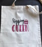Tote Bags, with slogans on in organic cotton 5oz tote bags with vinyl writing on - Image 3