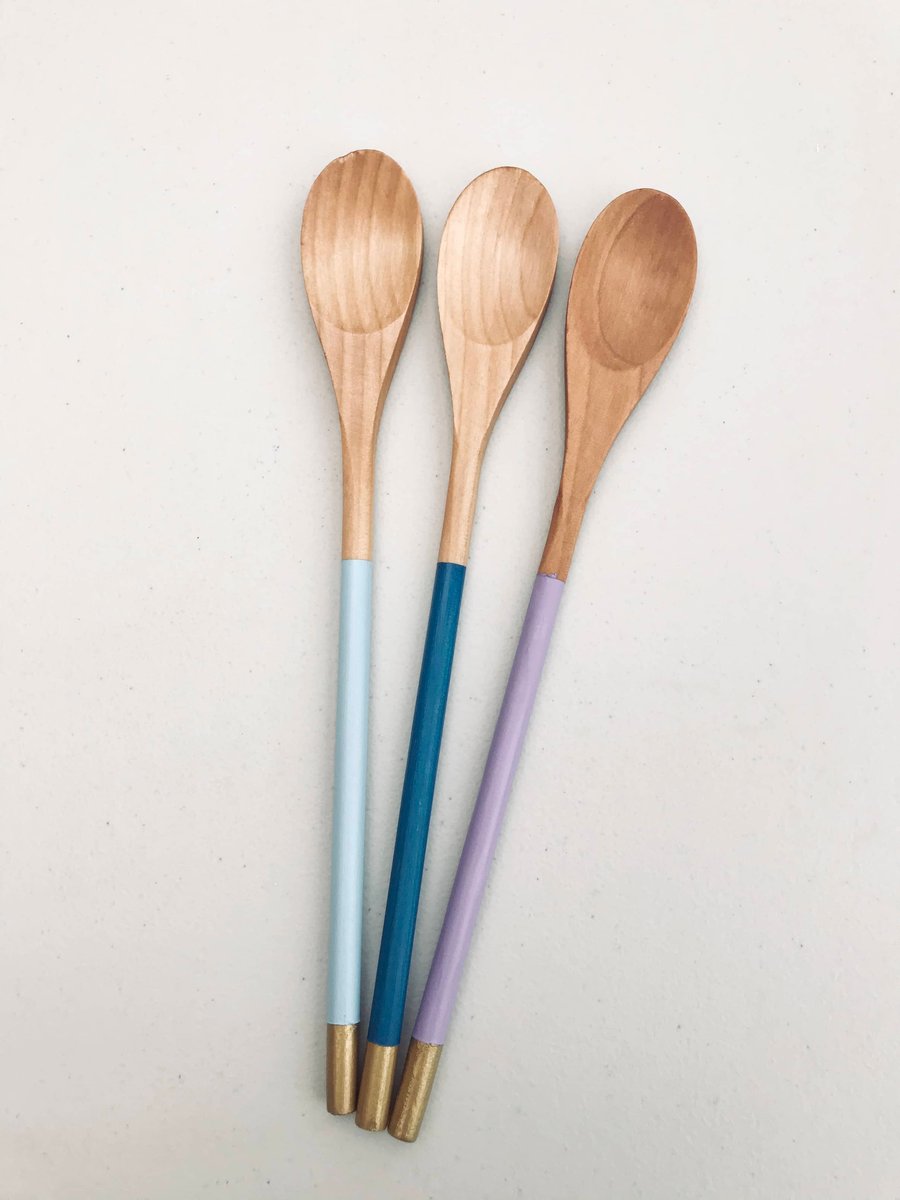 Hand painted wooden spoons 