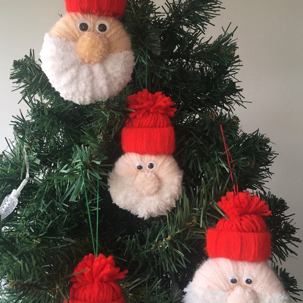 Santa Christmas Tree Hanging Decorations - Father Christmas