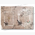 Digital download Junk journal page collage papercrafting 