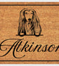Afghan Hound Door Mat - Personalised Afghan Hound Welcome Mat - 3 Sizes