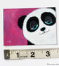 Cute Panda Bear - Original ACEO Painting - Image 4