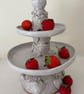 Small strawberry cake stand