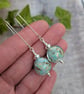 Sterling Silver Turquoise Marble Venetian Glass Long Earrings - JBJ1120 - Image 7