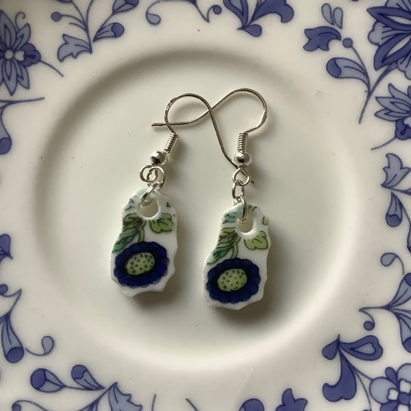 Handmade Drop Earrings, Unique Gifts, One of a Kind, Eco Friendly Gifts.
