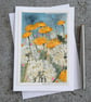 Dandelions. Original Watercolour. Blank Card. 260145 - Image 2