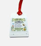 Set of 4 Plantable Christmas Gift Tags, Seed Paper, Robin & Holly Tags - Image 5