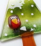 Xmas tree ornament, fused glass, Christmas tree decoration, gift for home.  - Image 6