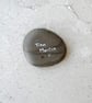 Moth Art Hand Painted Stone Pebble 'Small Magpie Moth' - Image 7