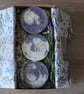 Lavender & Oatmeal Botanical Soap Gift Set - 3 Floral Bars - Image 2