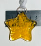 MINI Yellow Fused Glass Star - Image 3
