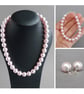 12mm Chunky Blush Pink Pearl Stud Earrings - Large Light Pink Studs - Jewellery - Image 5