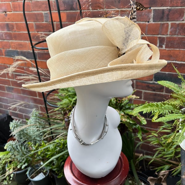 Beautiful Handmade hat, Hat for the Races, Hats for Ascot, Special Occasion Hats