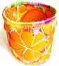 Cuff - Fabric Bracelet with Free Machine Embroidery  - Image 6