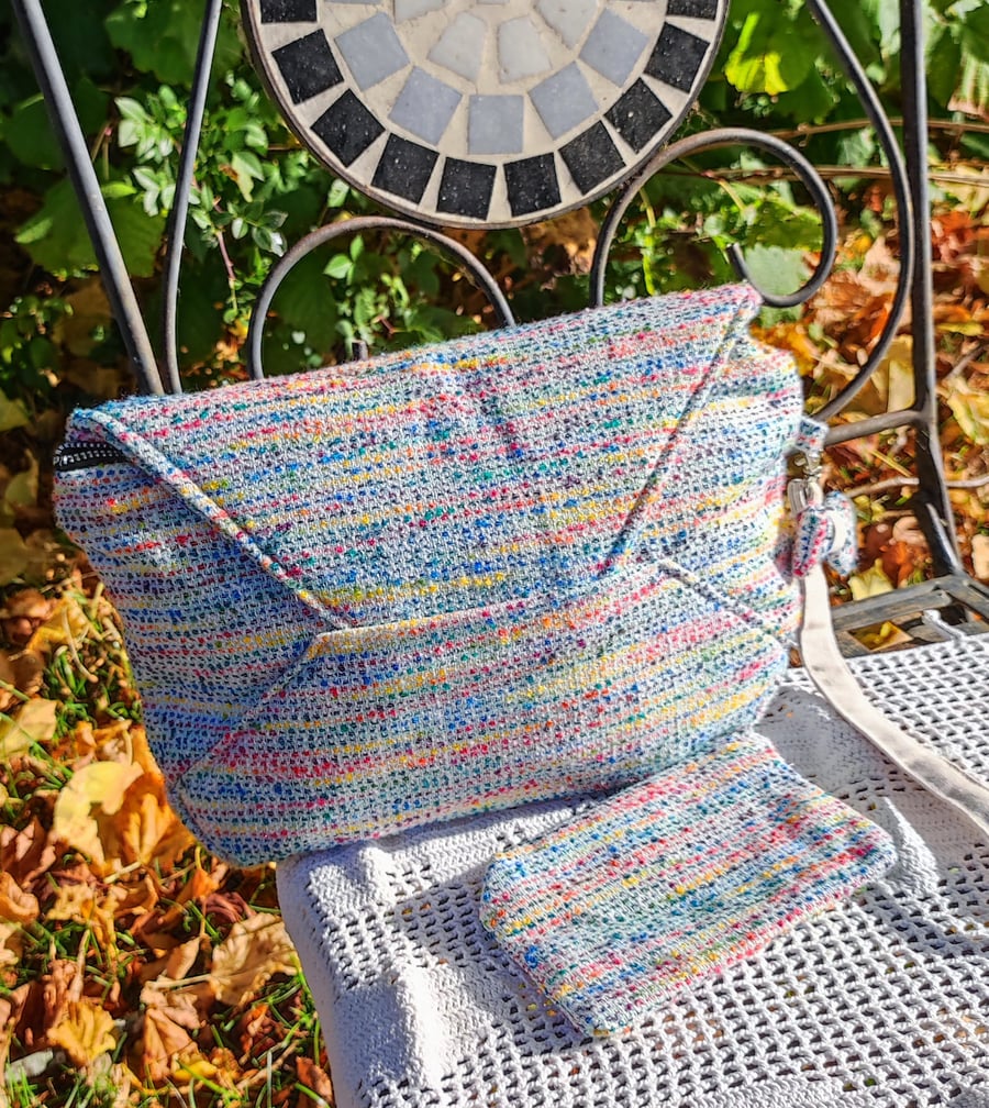 Woven Envelope Clutch UK Delivery free