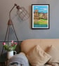 Calton Hill, Edinburgh travel poster print by Susie West - Image 5