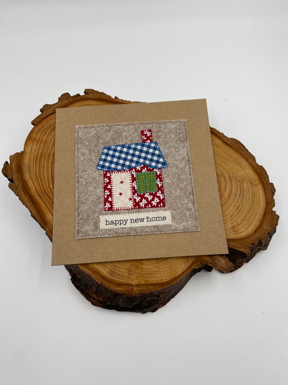 New home appliqué card