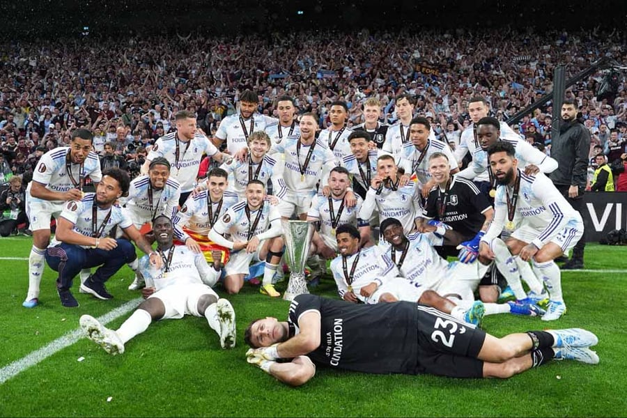 Aston Villa FC UEFA Europa League Cup Winners 2026 Photograph Print