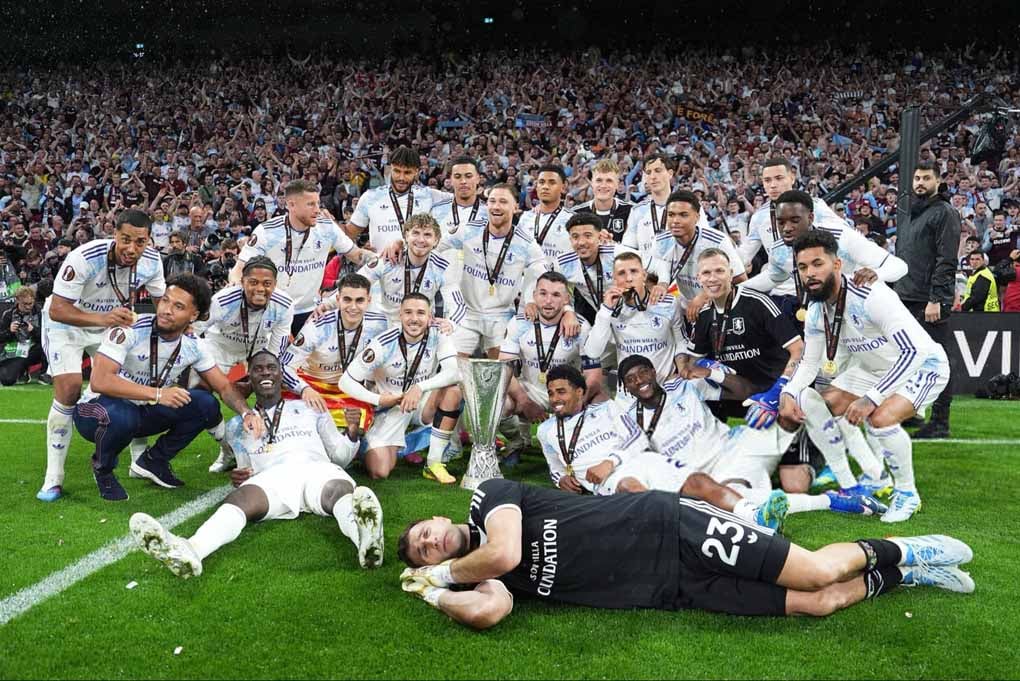 Aston Villa FC UEFA Europa League Cup Winners 2026 Photograph Print