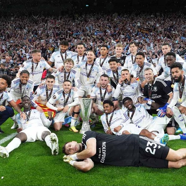 Aston Villa FC UEFA Europa League Cup Winners 2026 Photograph Print