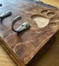Live Edge Rustic Dog Lead Hooks - Image 3