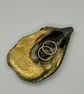 Oyster shell jewellery dish