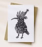 'Bird With a Party Hat' Birthday Card - A6 - Image 2